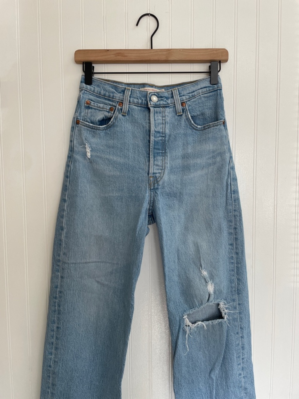 LEVI’S Ribcage Straight Ankle Noe High Jeans Size 4 | 26 - Picture 7 of 13